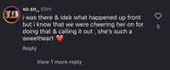 The comment section under The Shade Room's post, where the South African singer stopped mid-performance to check up on a fan. (Image via Instagram/@theshaderoom.)